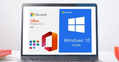 Microsoft Office 2021 Pro Plus & Windows 10 Home Bundle by Mediaman