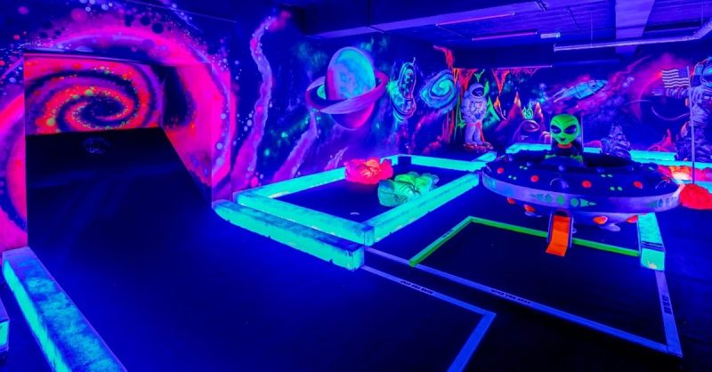 Enjoy Mini Golf Fun at Glow in One