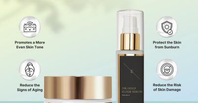 Anti-Wrinkle 24K Gold Elixir and Night Moisturiser at Eclat Cosmetic