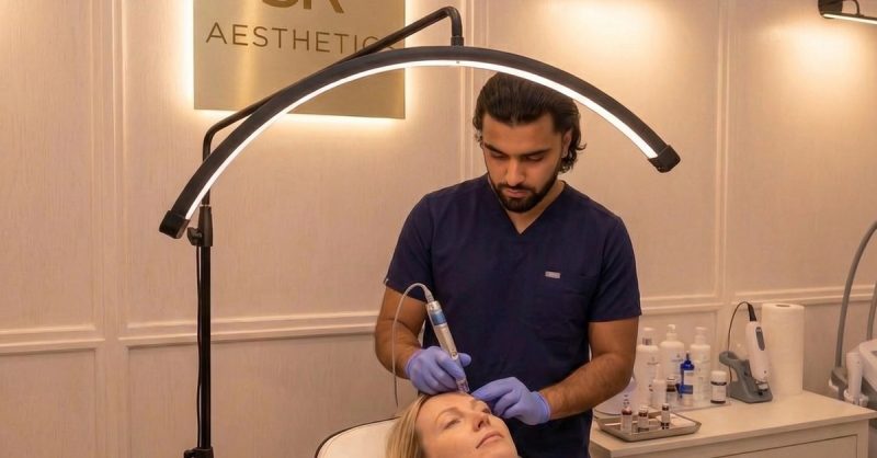 Microneedling Treatments for Face, Hair, or Neck at SR Aesthetics