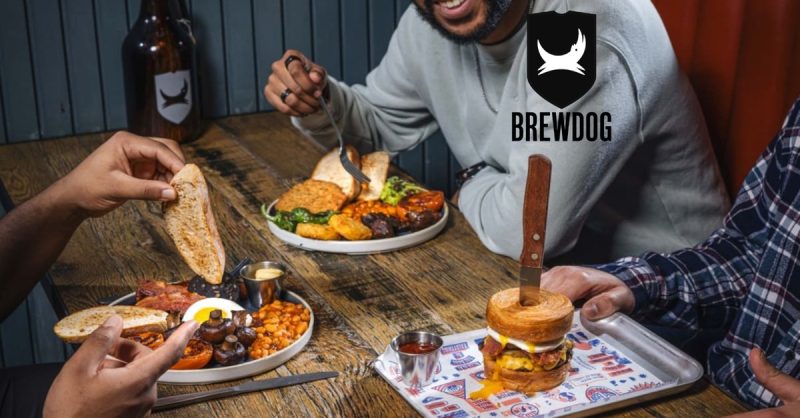 BrewDog Burgers and Fries with Bottomless Beers for Two