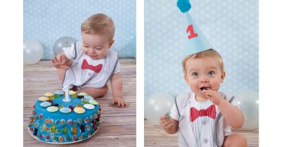 Baby Cake-Smash Photoshoot at Kristie Lee Photography