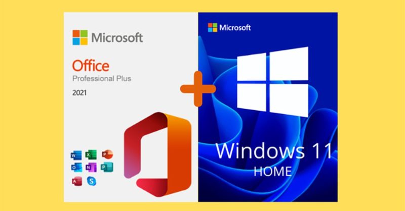 Microsoft Office 2021 Pro Plus & Windows 11 Home Bundle at Mediaman