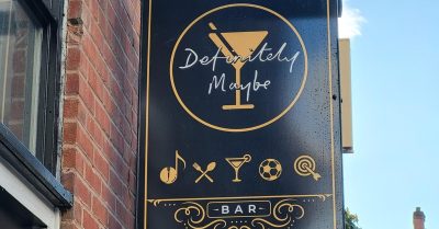 Interactive Darts & Pizza at Definitely Maybe Bar
