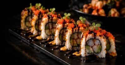 2-Course Japanese-Brazilian Fusion Meal at Kadoshi Sushi Lounge