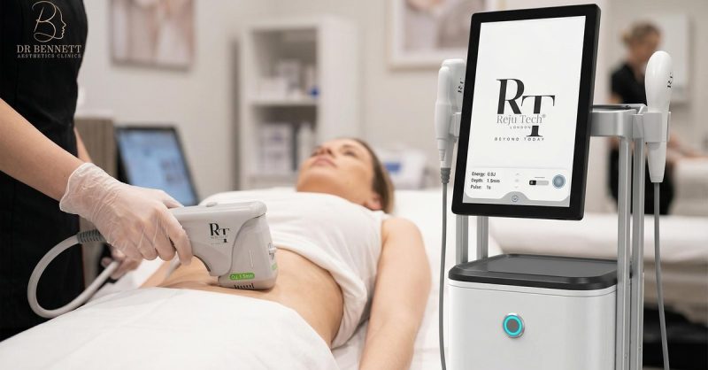 HIFU Facial Treatment for Full Face and Neck at Dr Bennett Aesthetics Clinics