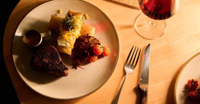 Steak Dinner for 2 or 4 with Wine at Chop Grill and Bar Glasgow