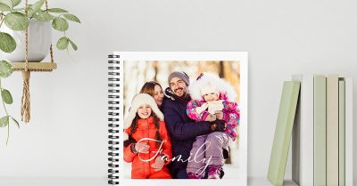 Personalised A4 Spiral Bound Photobooks from Printerpix
