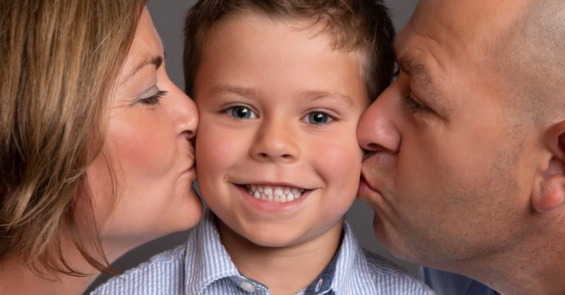 Family Photoshoot with Print at Barrett & Coe Studios
