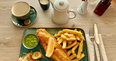 Traditional Fish and Chips Meals with Drinks at Lakeside Fish & Chips