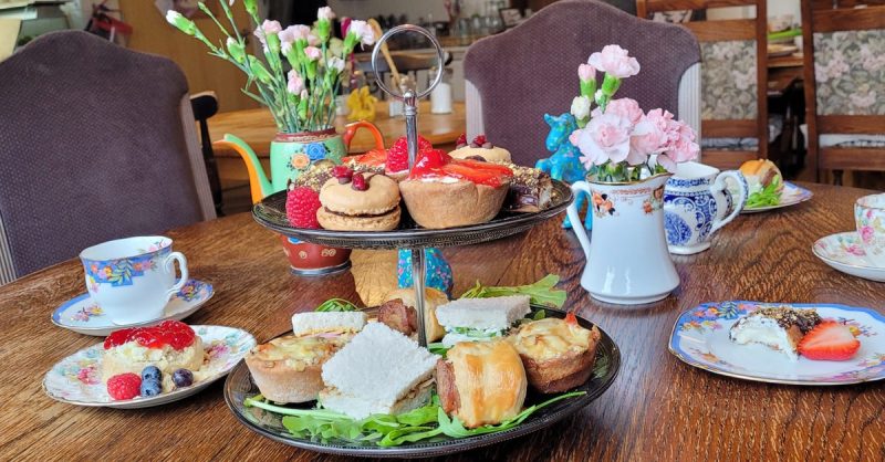 Afternoon Tea for Two or Four at The Old Station Yard Cafe