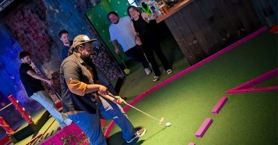 Indoor Crazy Golf for 2-4 at Shoreditch Balls