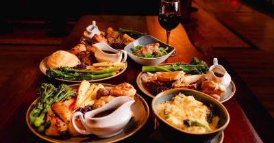 Sunday Roast for Two or Four with Wine at Bonnie Rogues Kingston