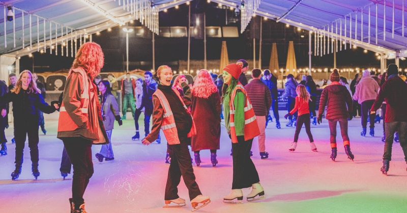 Ice Skating at A2h Live in Cardiff for Families and Friends