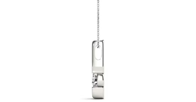 Lab-Created 0.50ct Solitaire Necklace at Sunshine Diamonds