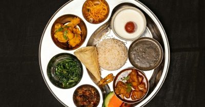 Nepalese Starter Platter & Thali Meal for 2 or 4 at Palungo Nepali Restaurant