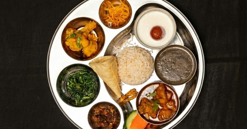Nepalese Starter Platter & Thali Meal for 2 or 4 at Palungo Nepali Restaurant