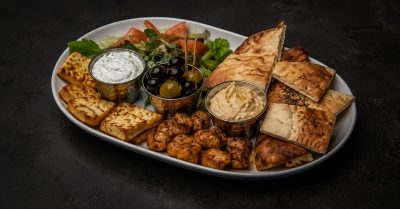 Mediterranean Mezze Platter & Drinks at The Shisha Garden
