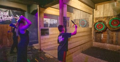 Axe Throwing and Retro Gaming at Urban Xtreme Colchester