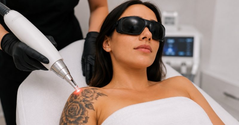 Laser Tattoo Removal Sessions at Bare Skin Clinic & Academy