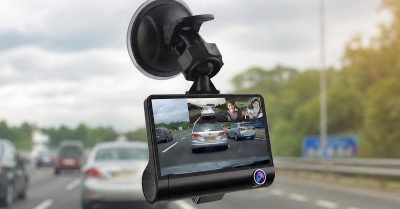 Capture Every Angle with Mesolab Services' Triple Vision Dash Cam