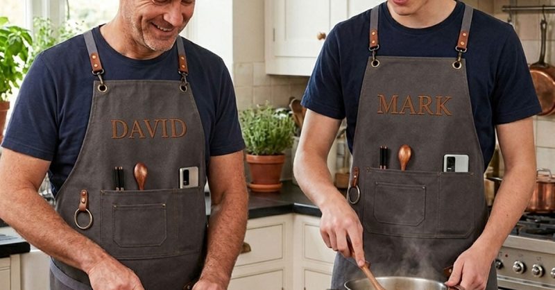 Charming Custom Aprons for Bakers at Justyling