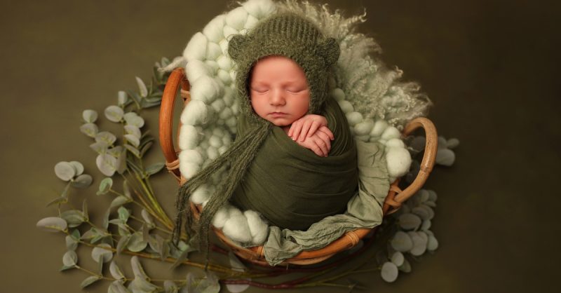 Newborn Photoshoot with Three Prints at Hammonds Photography Studio