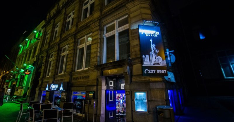 2 Course Meal with Drinks for 2-4 at Manhattan Bar And Grill in Liverpool