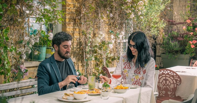 2 or 3-Course Sparkling Lunch or Dinner for Two at Limehouse Library Hotel