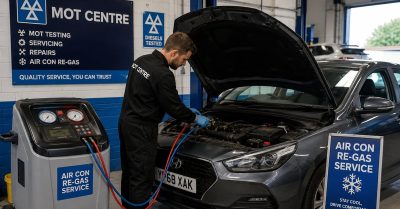 Air Conditioning Service at Smart MOT & Service Centre