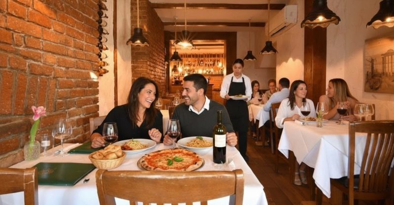 Indulge in Pizza or Pasta with Wine at R & M Italiano