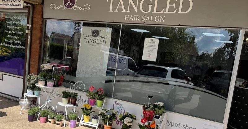 Stylish Women's Haircut at Tangled Hair Salon