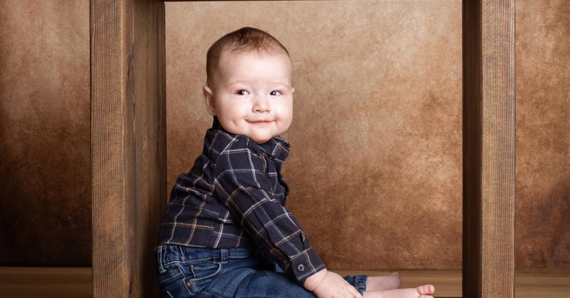Baby Photoshoot with Print at Barrett & Coe Studios
