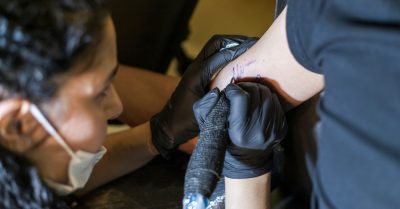 Tattoo Session with Design at Appleink Tattoo