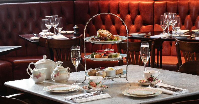 Authentic British Afternoon Tea with Prosecco at Reform Social and Grill