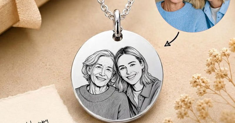 Personalized 3D Photo Necklaces at Justyling