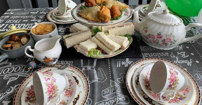 Indian Fusion Afternoon Tea for Two at Chapel Ash Cafe