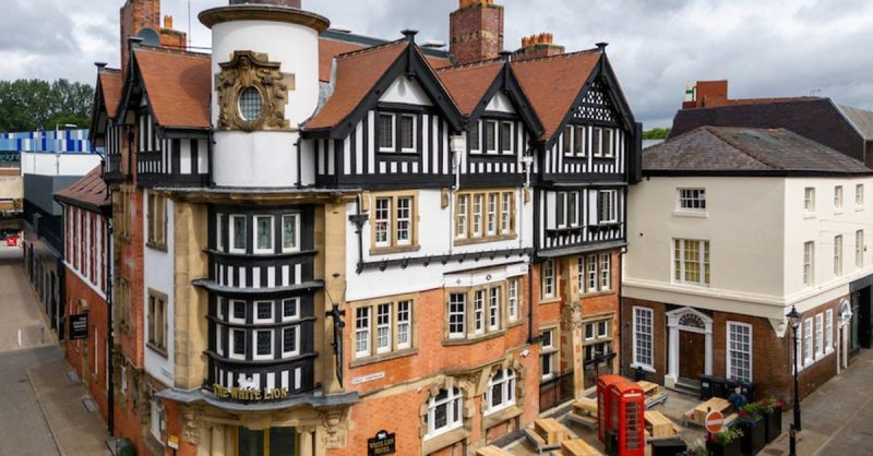 Two-Course Meal for Two, Three, or Four at The White Lion Coaching House