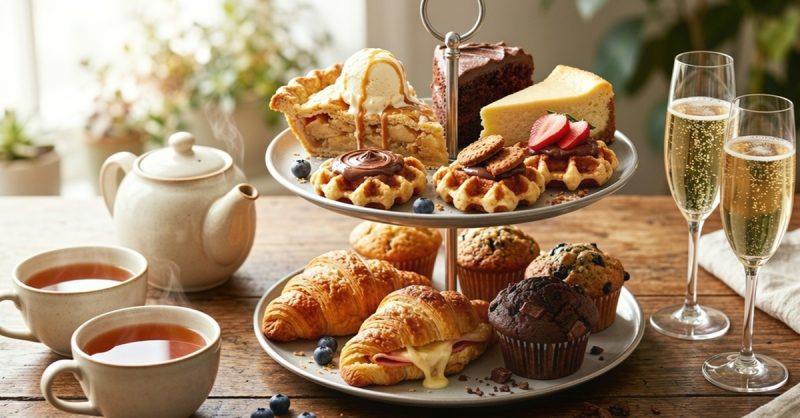 Classic or Prosecco Afternoon Tea for 2, 3 or 4 at Brekkie Cafe And Restaurant