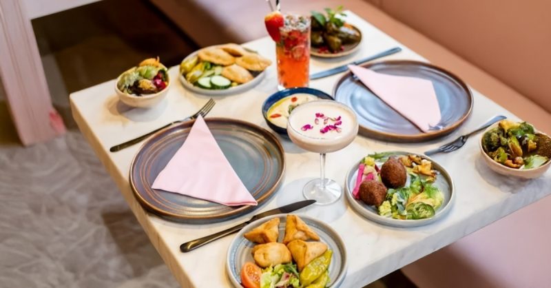 Mezze Platter for Two or Four at Akoya London