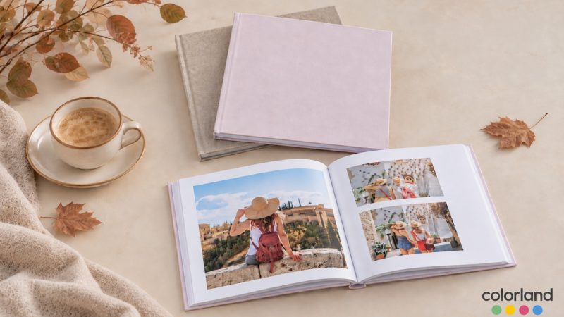 Square Fabric Photobook 20x20cm or 30x30cm from Colorland