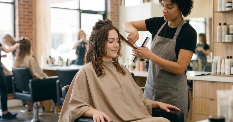 Radiant Highlights and Precision Cut at Jamie Davies Hair