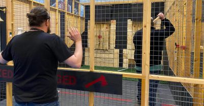 Axe Throwing Sessions for 2-4 at Axed & Enraged
