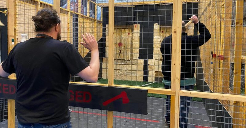 Axe Throwing Sessions for 2-4 at Axed & Enraged