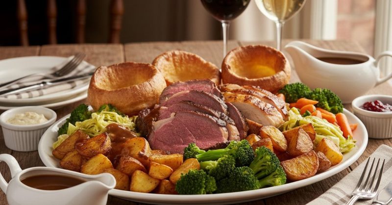 Classic Sunday Roast for Two or Four at Ravelston House