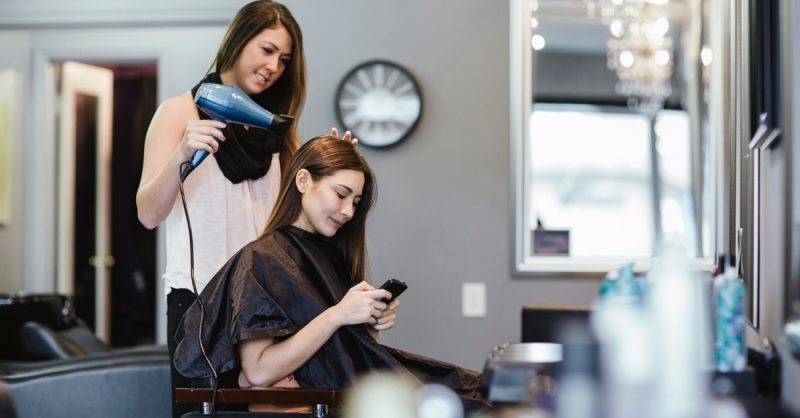 Sleek & Smooth Blow Dry at Runway Hair Studios for Long Hair