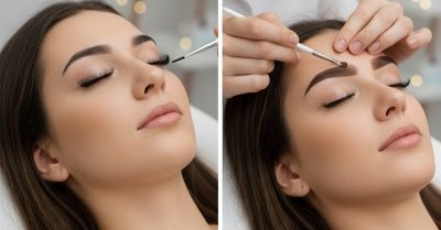 Lash Lift & Tint or Brow Shape & Tint at Lashes & Locks in Bournemouth