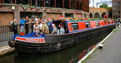 Festive Christmas Canal Cruise with Camden Canals and Narrowboat Association
