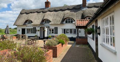 Two-Course Meal at The White Lodge in Attleborough for Up to Four