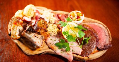 Brazilian Meat Platter with Cocktails for Two at Villas Brazil